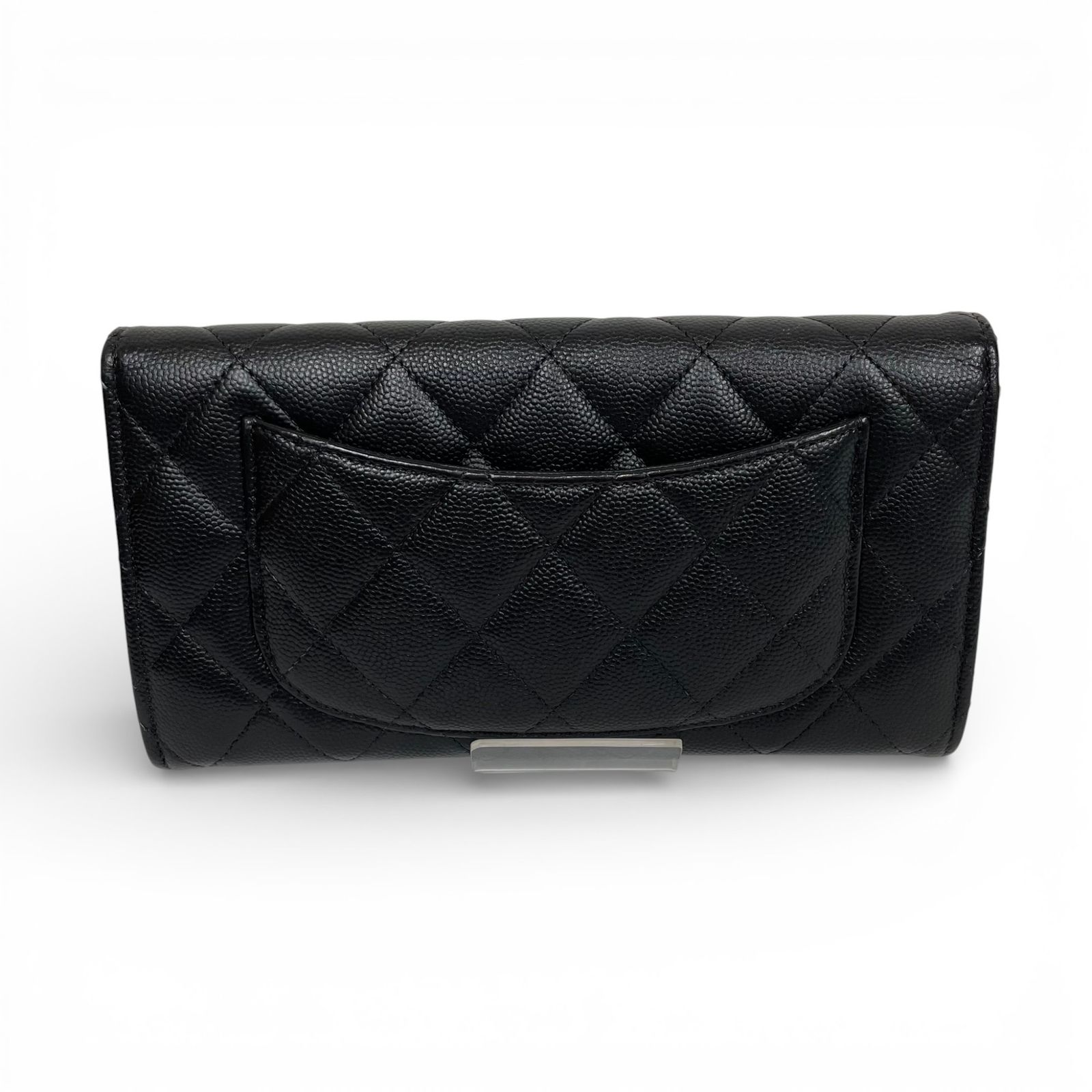 CHANEL シャネル 長財布 キャビアスキン マトラッセ クラシック ロング