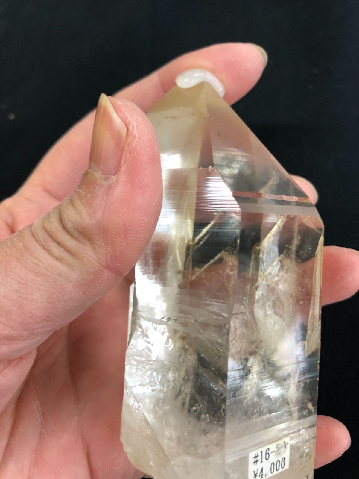 天然水晶ポイントラフBOX ブラジル産ミナスジェライス州 コリント産