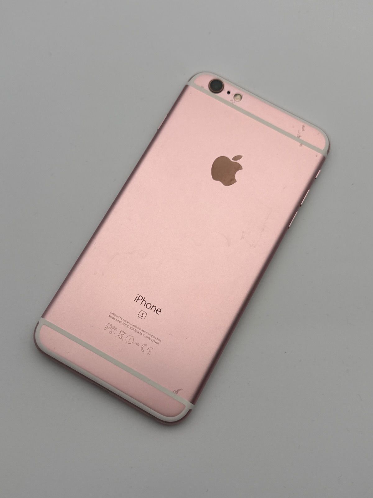 バッテリー容量82％ シムロック解除済み iPhone6s Plus 64GB ローズ