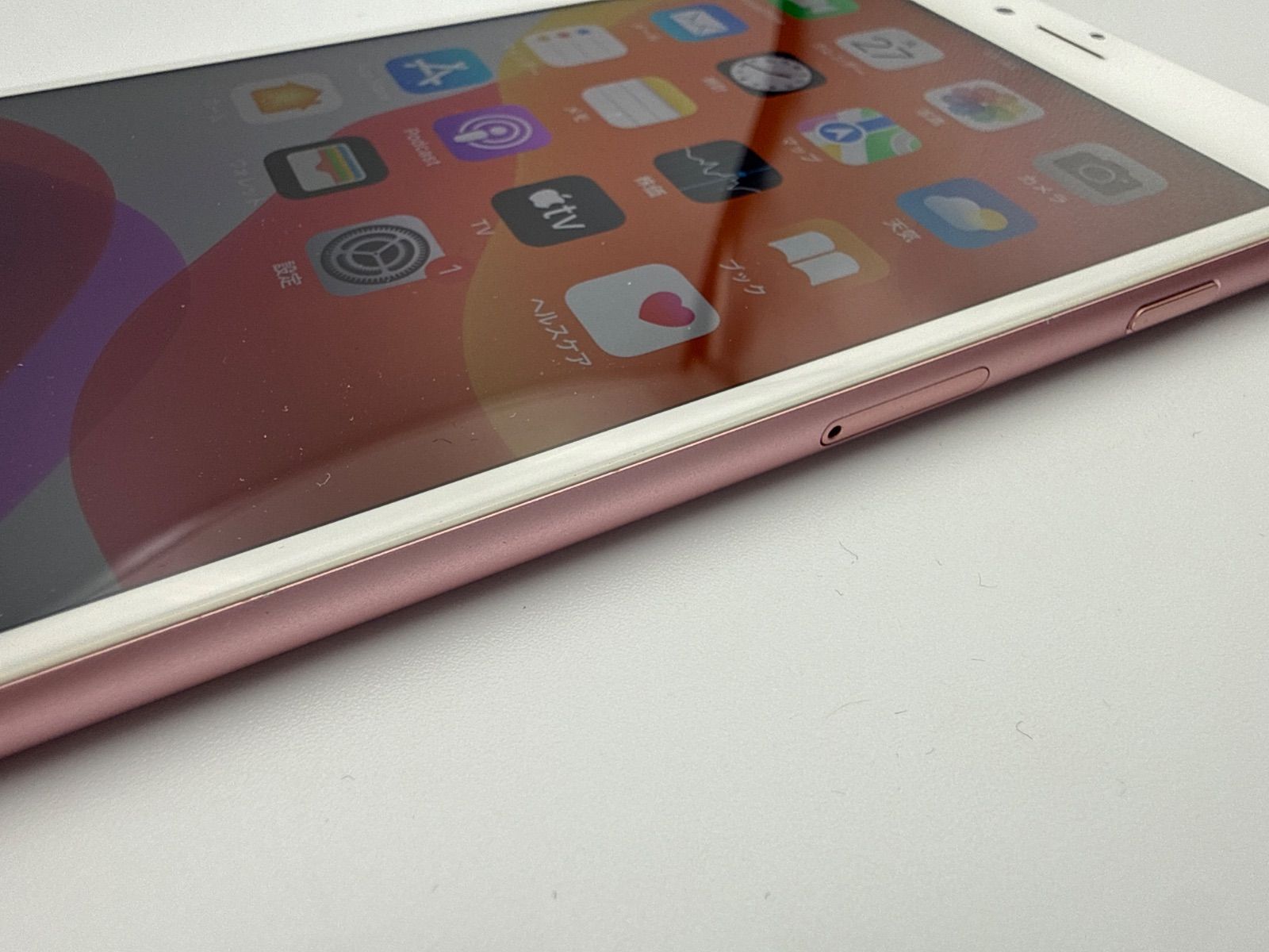 バッテリー容量82％ シムロック解除済み iPhone6s Plus 64GB ローズ