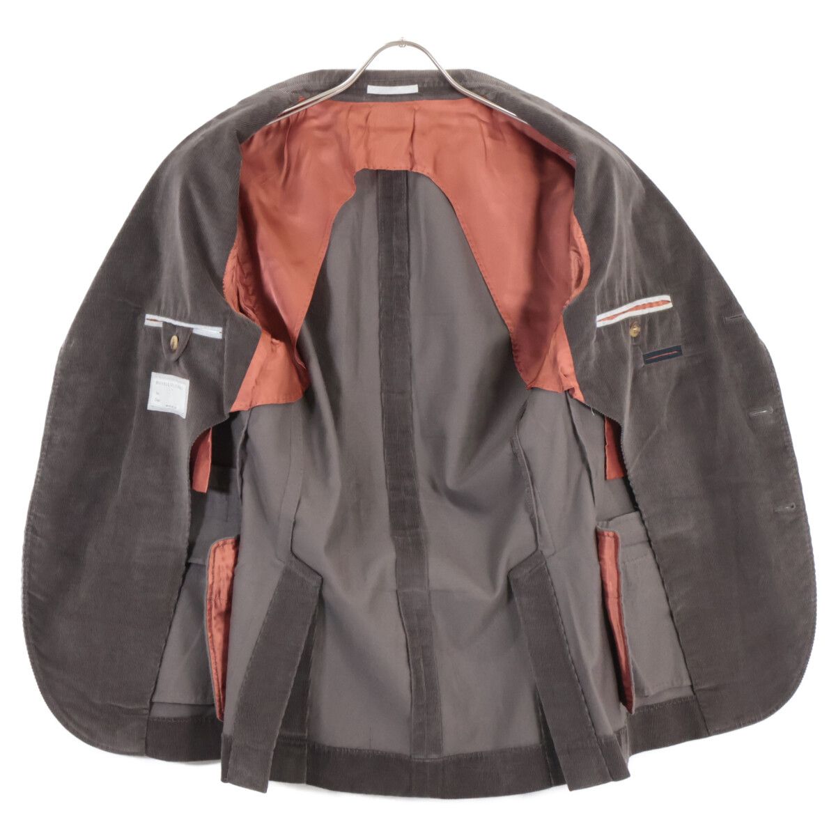 BRUNELLO CUCINELLI ブルネロクチネリ ﾀﾞｰｸﾌﾞﾗｳﾝ ｺｯﾄﾝ ｻｲﾄﾞﾍﾞﾝﾂ 3B