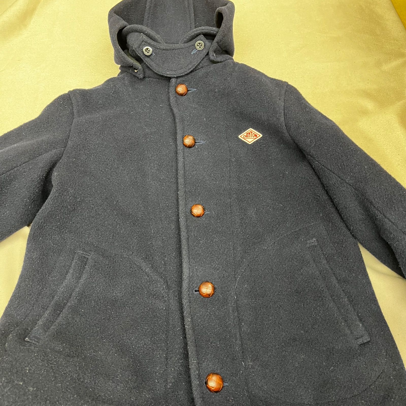 DANTON ダントン ウールコート ミドル丈コート アウター ウールモッサ