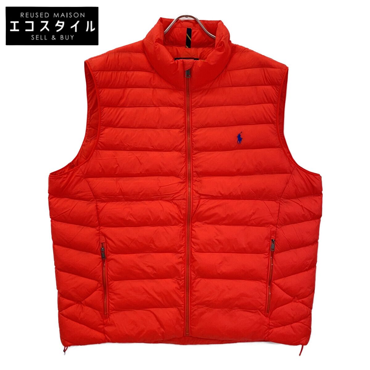 POLO RALPH LAUREN ポロ ラルフローレン ｵﾚﾝｼﾞ 中綿 ﾘｻｲｸﾙﾅｲﾛﾝ ﾍﾞｽﾄ