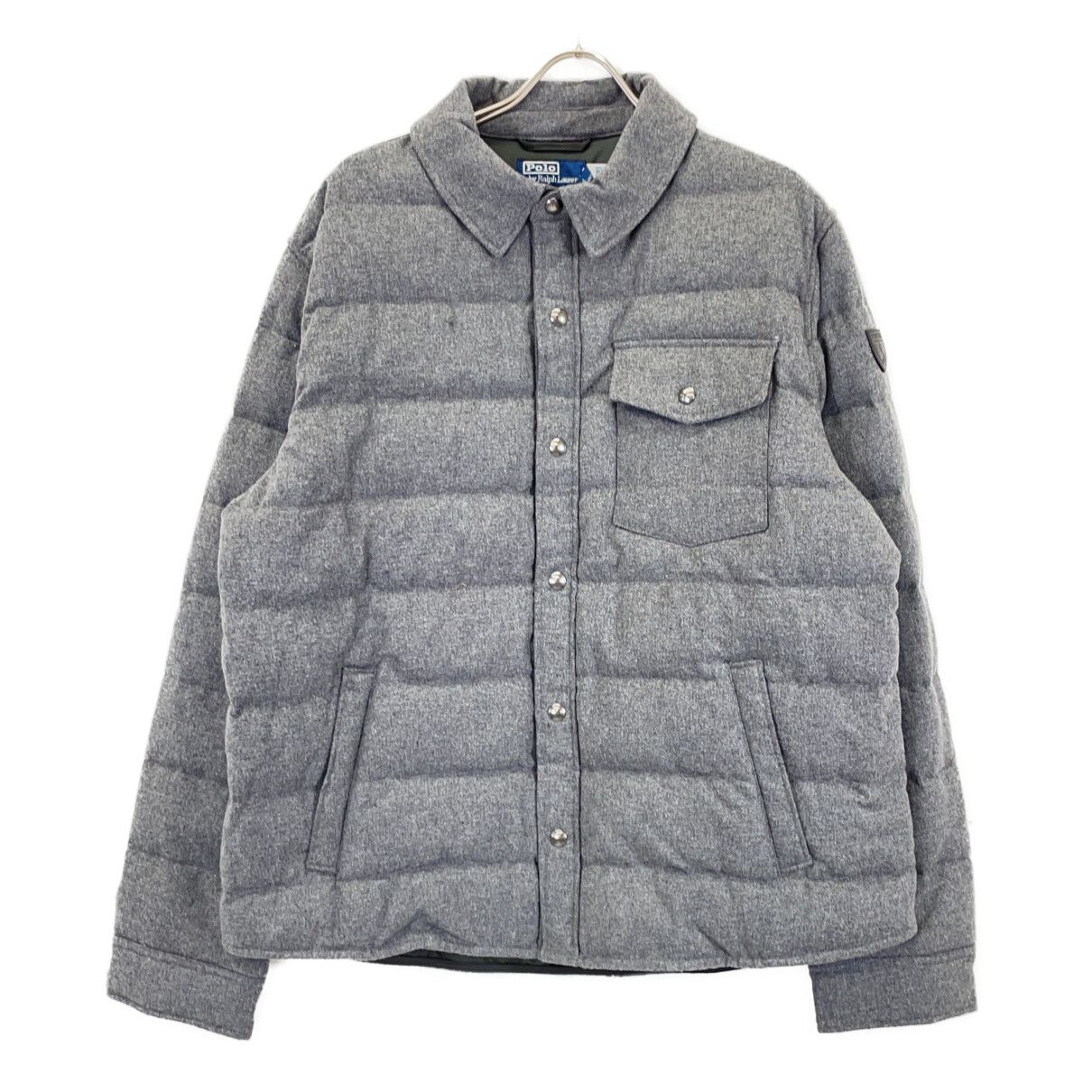 POLO RALPH LAUREN ポロ ラルフローレン ｸﾞﾚｰ Quilted Wool-Blend Down
