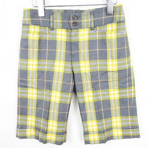 バーバリーブルーレーベル BURBERRY BLUE LABEL ハーフパンツ ロール