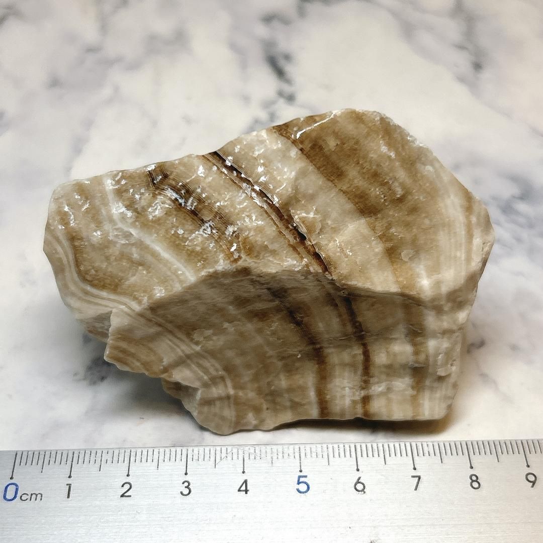 E17779】蛍光鉱物 チョコレートカルサイト 原石 chocolate calcite