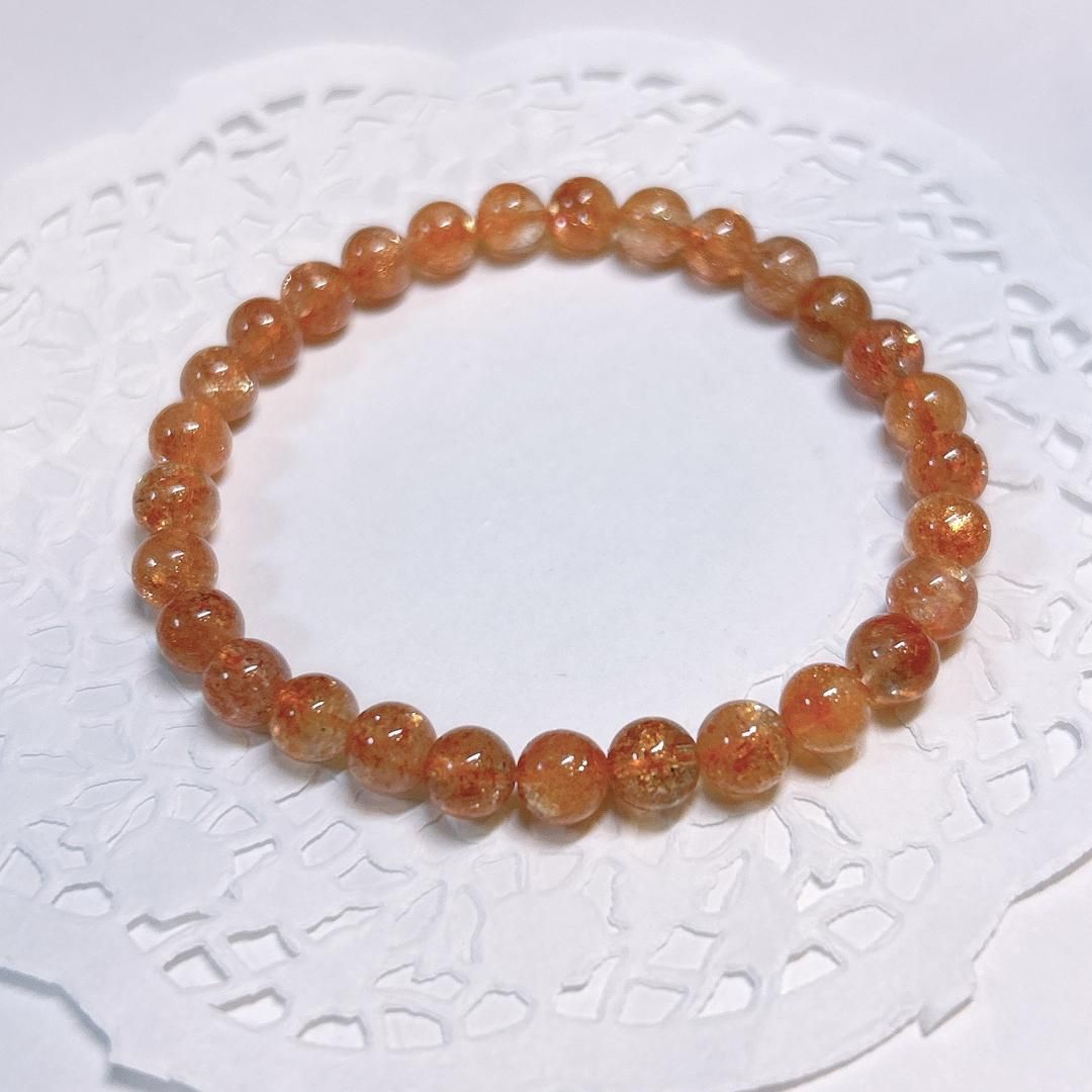 ラズベリーサンストーン 7㎜