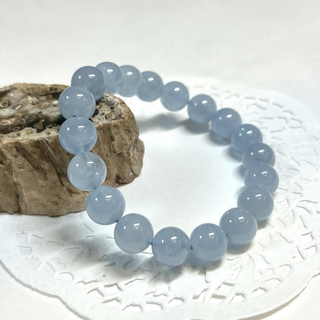 E17810 アクアマリン 10㎜ ブレスレット 天然石＊アクセサリー＊パワーストーン＊AAA Aquamarine 8 mm bracelet 写真立て 置物 インテリア小物