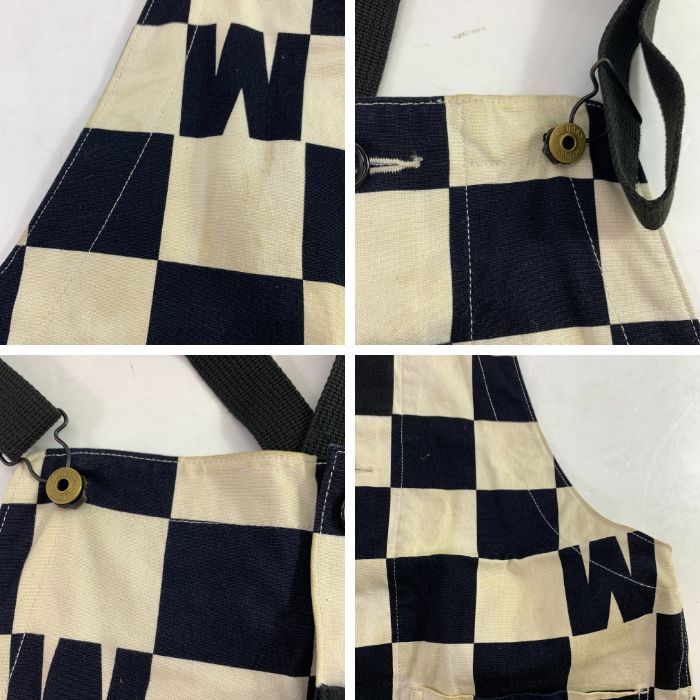 04w5867▽※【中古】WEIRDO ウィアード 18SS Checker Overall
