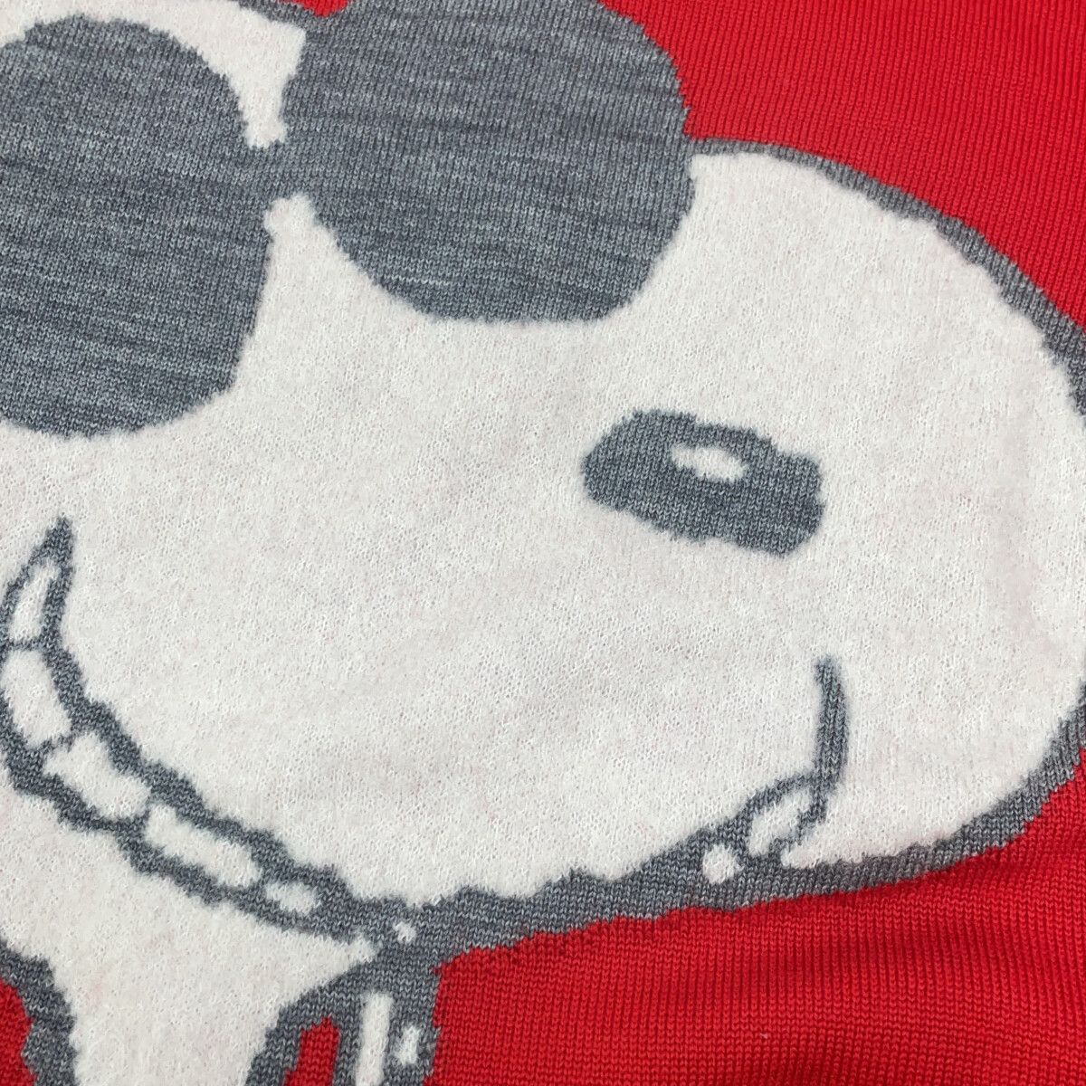 CASTELBAJAC カステルバジャック 7212361101 ﾚｯﾄﾞ ｽﾇｰﾋﾟｰ柄 ｾｰﾀｰ 50  