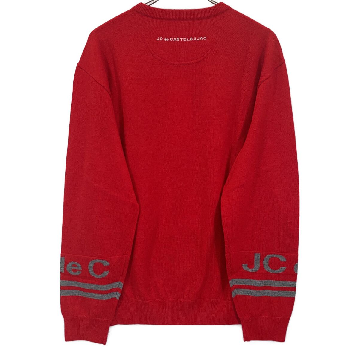 CASTELBAJAC カステルバジャック 7212361101 ﾚｯﾄﾞ ｽﾇｰﾋﾟｰ柄 ｾｰﾀｰ 50  