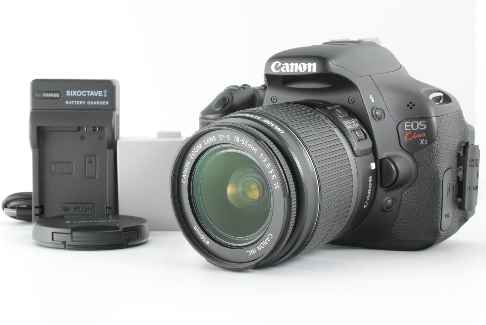 美品】シャッターカウント28444回 Canon EOS Kiss X5 EF-S 18-55mm IS