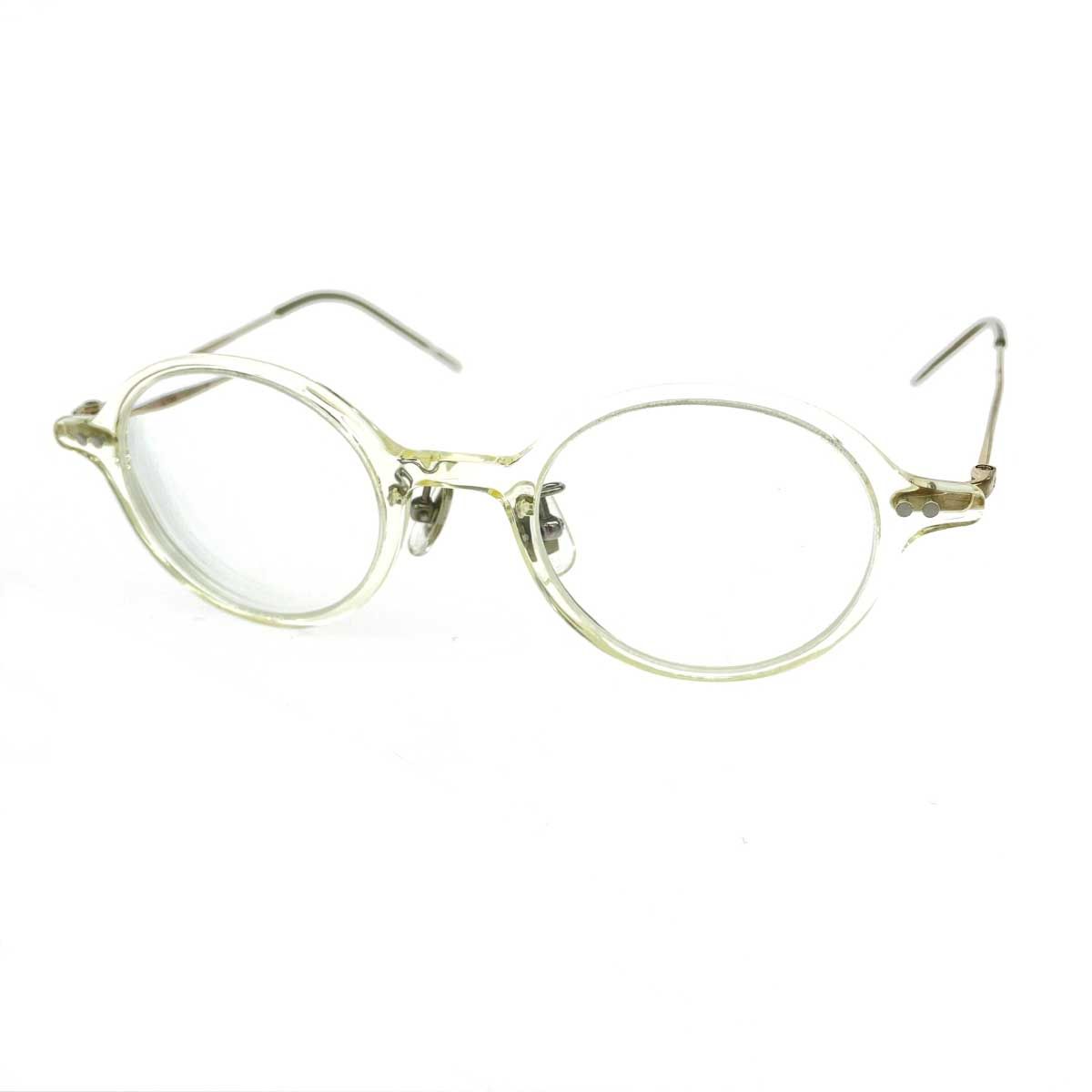 KANEKO-OPTICAL 金子眼鏡 メガネフレーム チタン×プラスチック/ KM-44