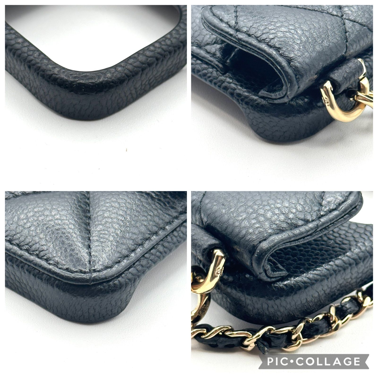 シャネル iPhone15Pro MAX キャビアスキン スマホケース 1-86 - メルカリ