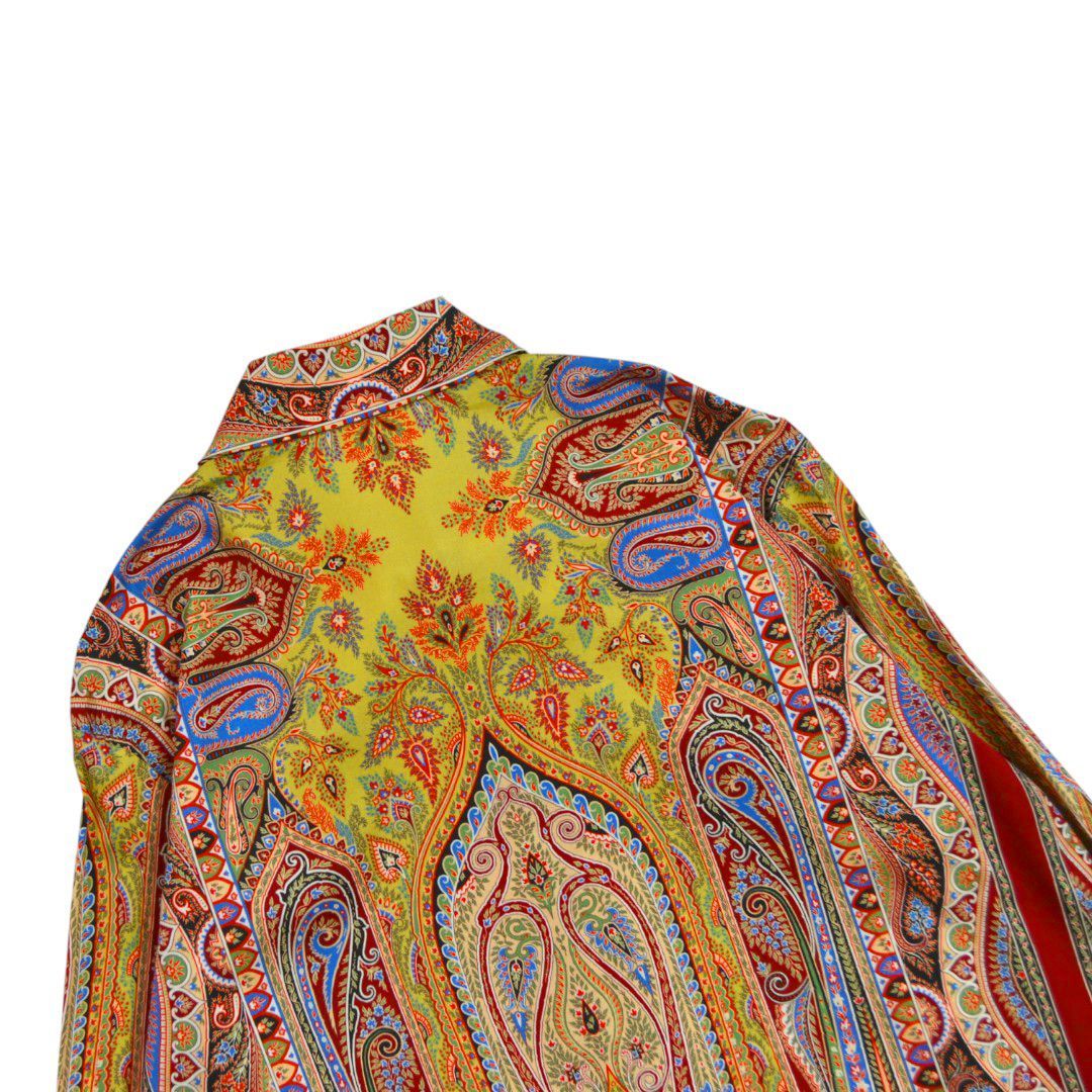 ETRO エトロ ペイズリー柄 長袖シャツ 42 イタリア製 ETRO エトロ ペイズリー柄 長袖シャツ 42 イタリア製