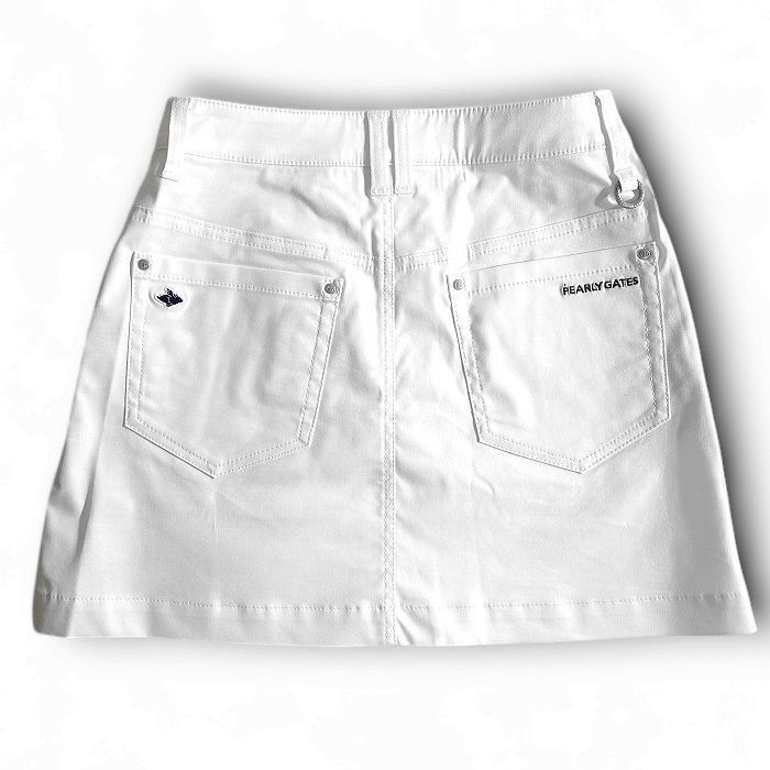 パーリーゲイツ ゴルフ コットン混ツイル ストレッチ ミニ スカート ウェア PEARLY GATES パーリーゲイツ ゴルフ 日本製 C/Peツイル クリーン