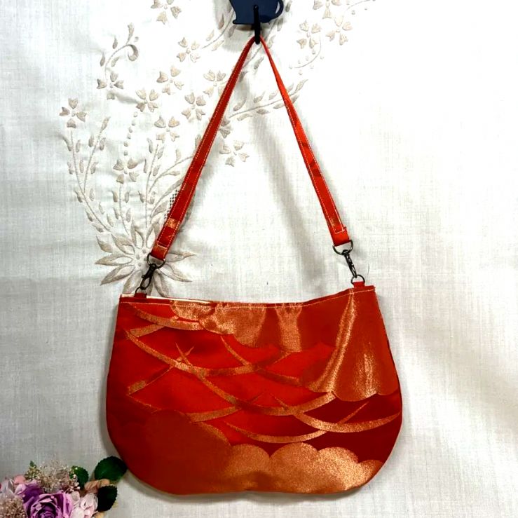 一点物】 帯リメイクバッグ ショルダーバッグ No.83 - メルカリ