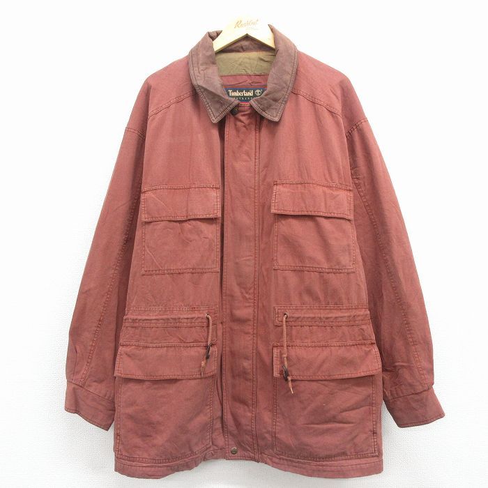 XL/古着 ティンバーランド 長袖 ジャケット コート メンズ 90年代 90s