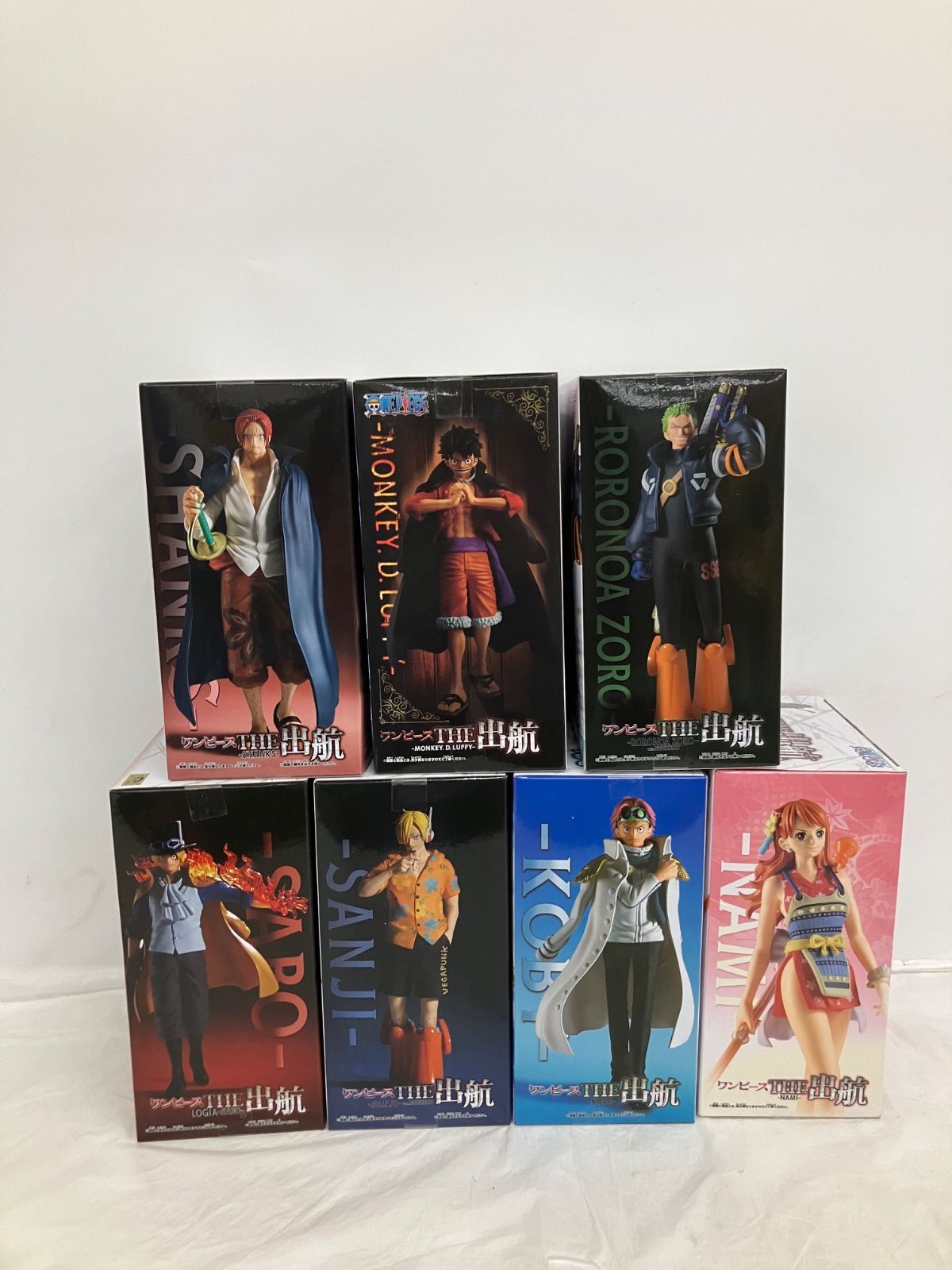 未開封 ワンピース ONE PIECE THE出航 フィギュア 7種セット LF1959