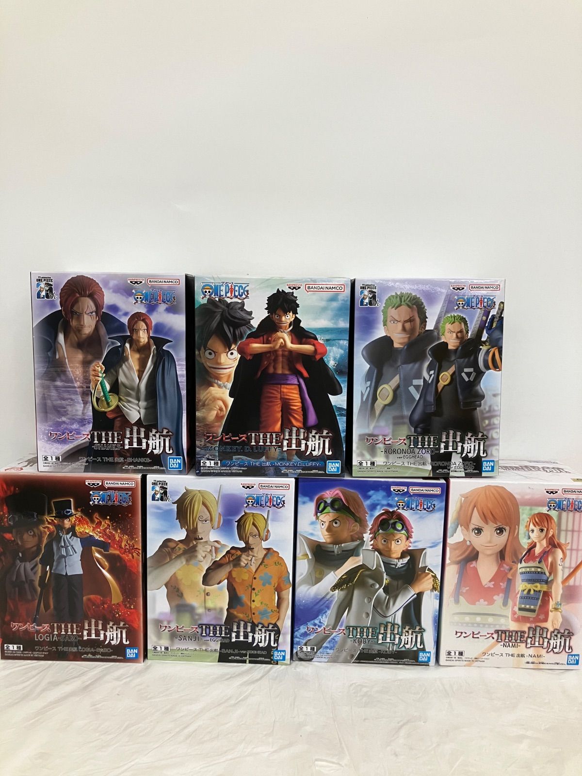 未開封 ワンピース ONE PIECE THE出航 フィギュア 7種セット LF1959