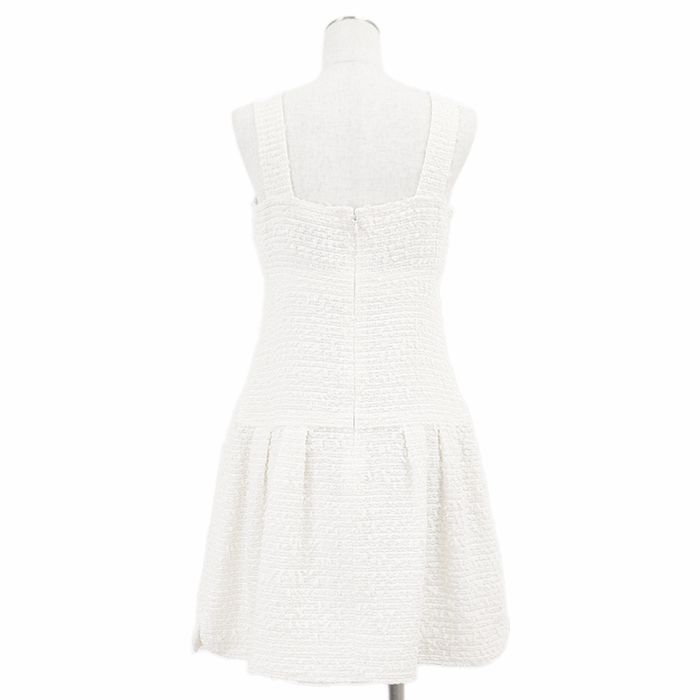 CHANEL シャネル ノースリーブワンピース P56051 ツイード  