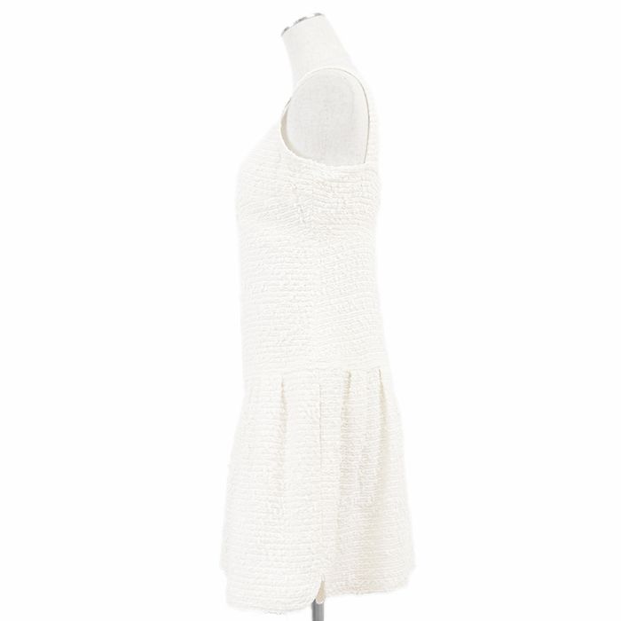 CHANEL シャネル ノースリーブワンピース P56051 ツイード  