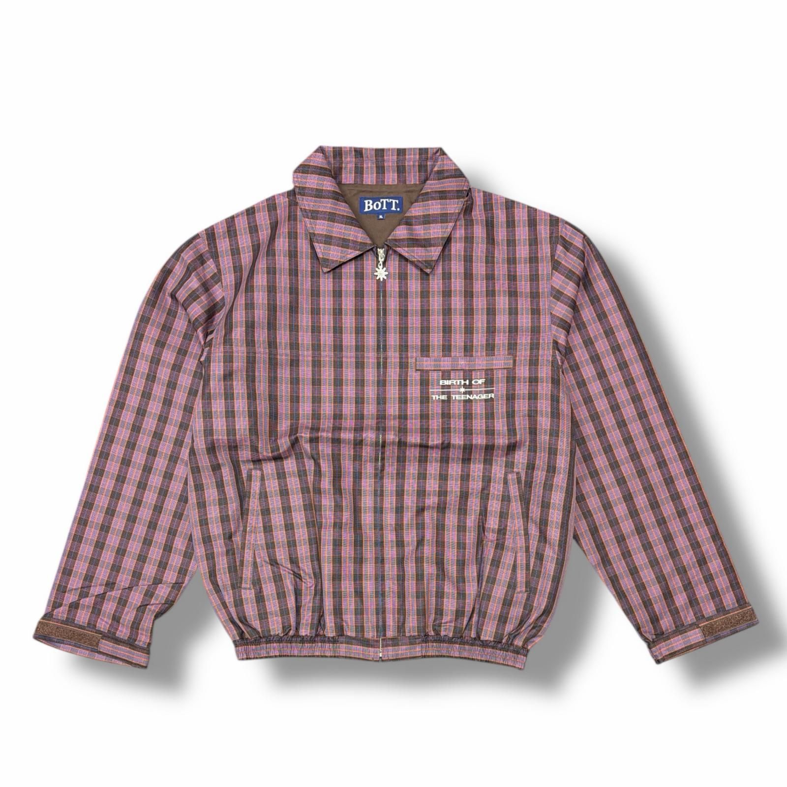 参考上代49500円 未使用 BoTT 25SS Plaid Work Jacket チェック柄