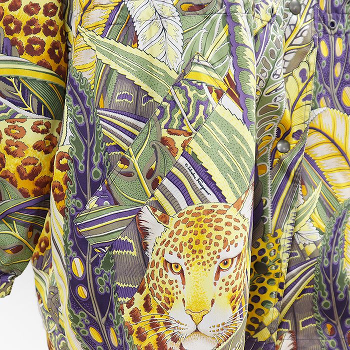 Salvatore Ferragamo 動物柄 コート 美品】Salvatore Ferragamo サルヴァトーレフェラガモ レインコート