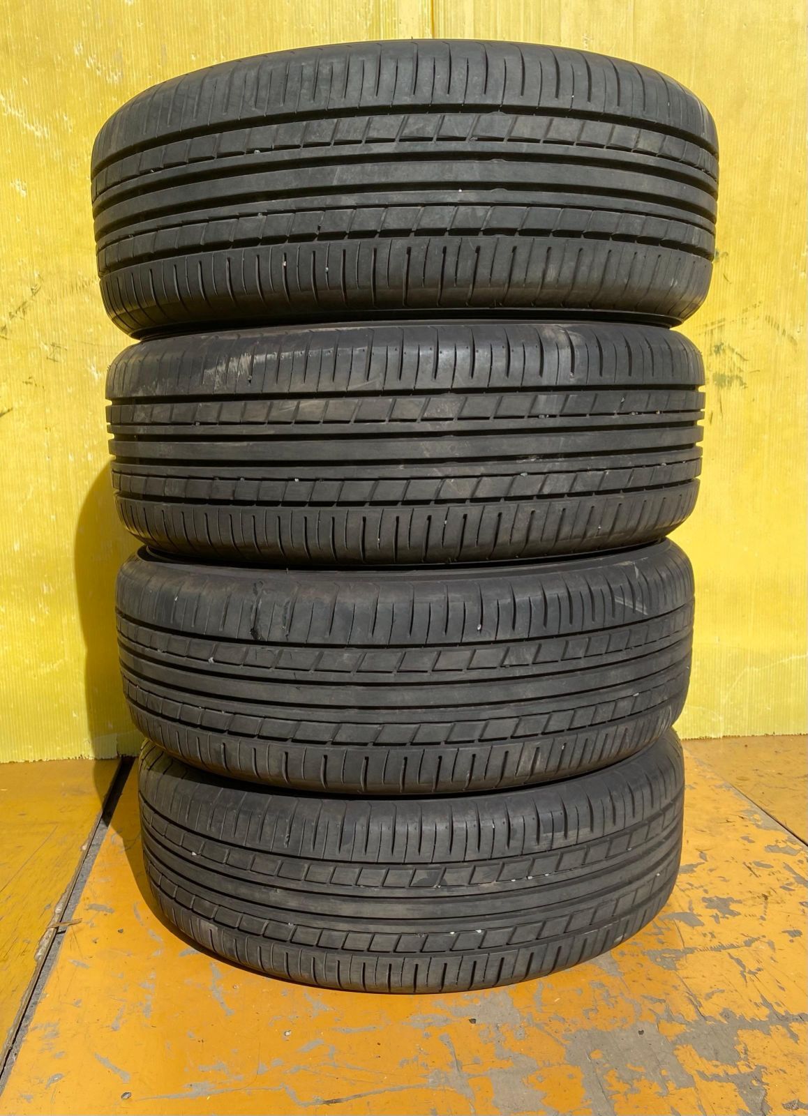 ZT-7547] 4本 5穴 TOYOTA アルミホイール 16X6 1/2JJ ヨコハマタイヤ