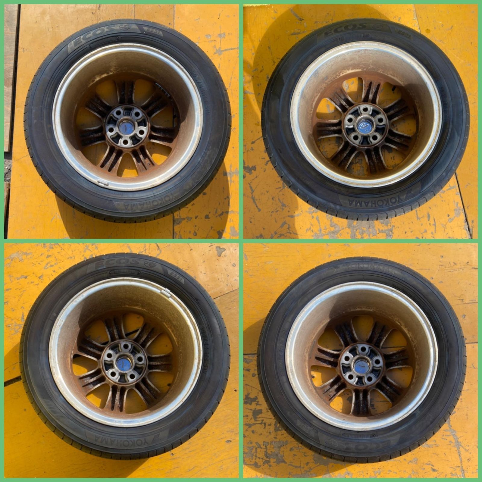 にゃんたさん専用　トヨタ　ホイール④ ZT-7547] 4本 5穴 TOYOTA アルミホイール 16X6 1/2JJ ヨコハマタイヤ