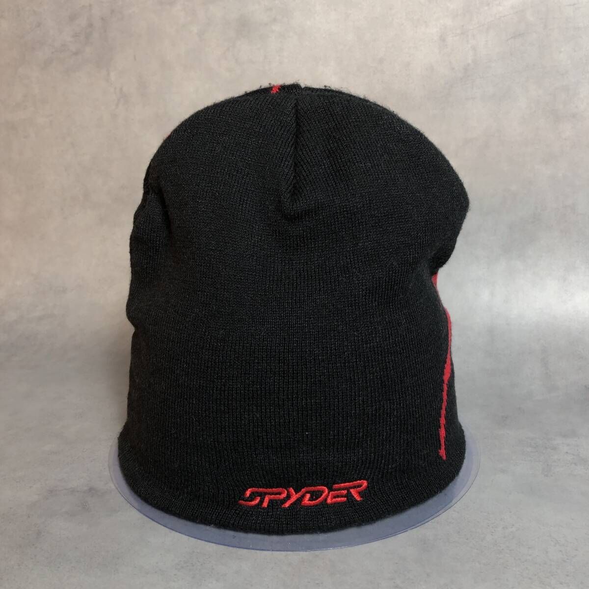 PQ104◇Supreme : Spyder Beanie◇黒/赤 シュプリーム スパイダー