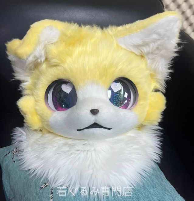 犬 猫 着ぐるみ ケモノ体 スーツ セット 全頭ヘッド ファースーツ ぬいぐるみ マスク コスプレ コスチューム 一点物 A5