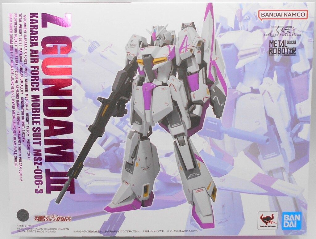 BANDAI SPIRITS METAL ROBOT魂 Ka signature SIDE MS ガンダム新体験 ‐0087‐ グリーンダイバーズ Zガンダム 3号機