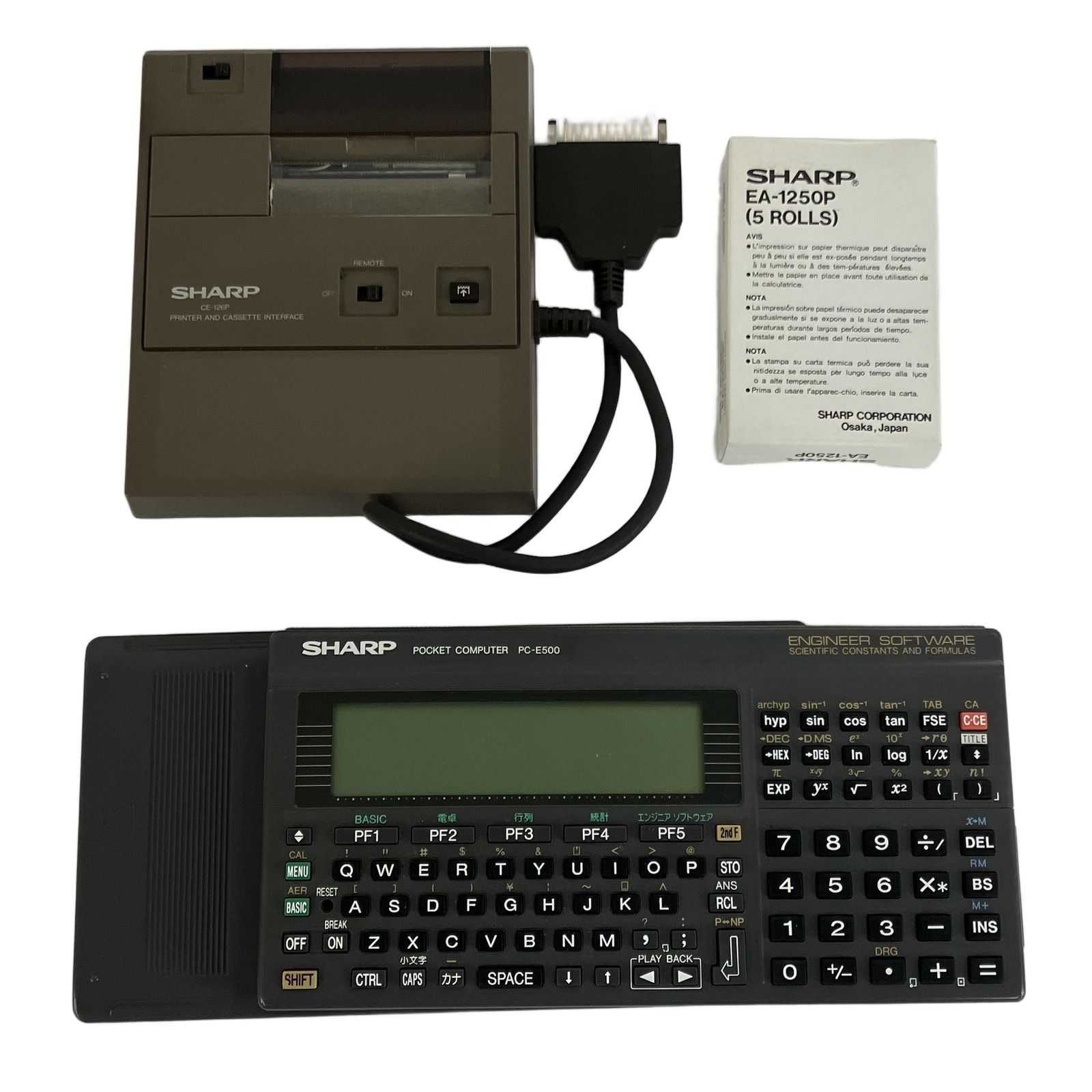 SHARP CE-126P PC-E500 ポケットコンピュータ カセット