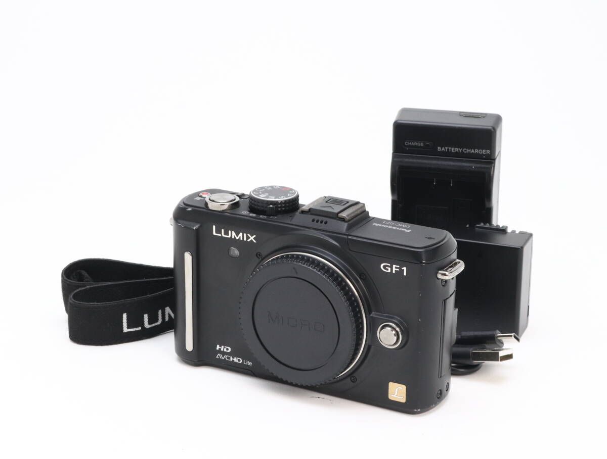 AB- (良品) Panasonic パナソニック LUMIX DMC-GF1 ブラック 