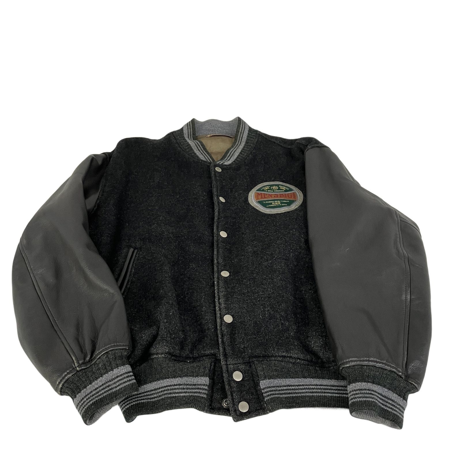 MENS BIGI メンズビギ 袖革スタジャン ジャケット メンズL アウター