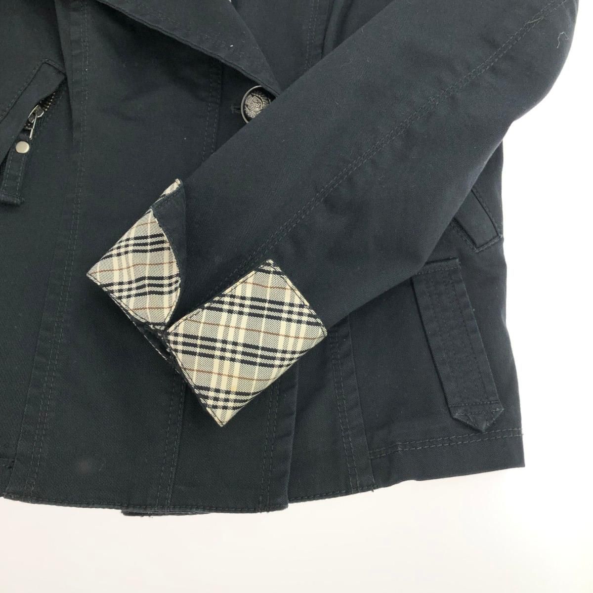 BURBERRY バーバリーブルーレーベル ショートコート サイズ:36 メタル 