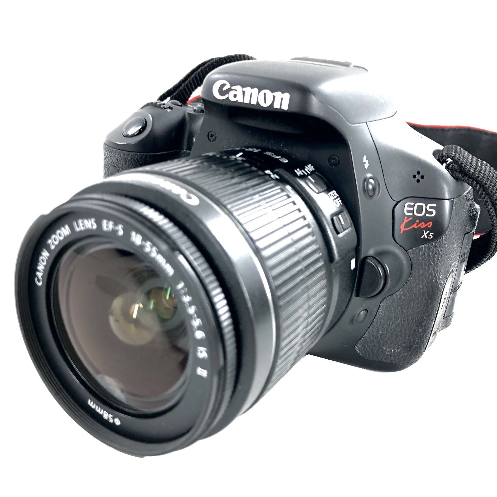 デジタル一眼レフ/Canon EOS kiss X5 18-55mm レンズ付 キヤノン（Canon） Canon EOS Kiss X5 レンズキット デジタル 一眼レフ