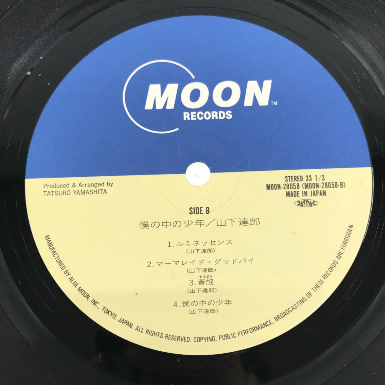 僕の中の少年 LPレコード