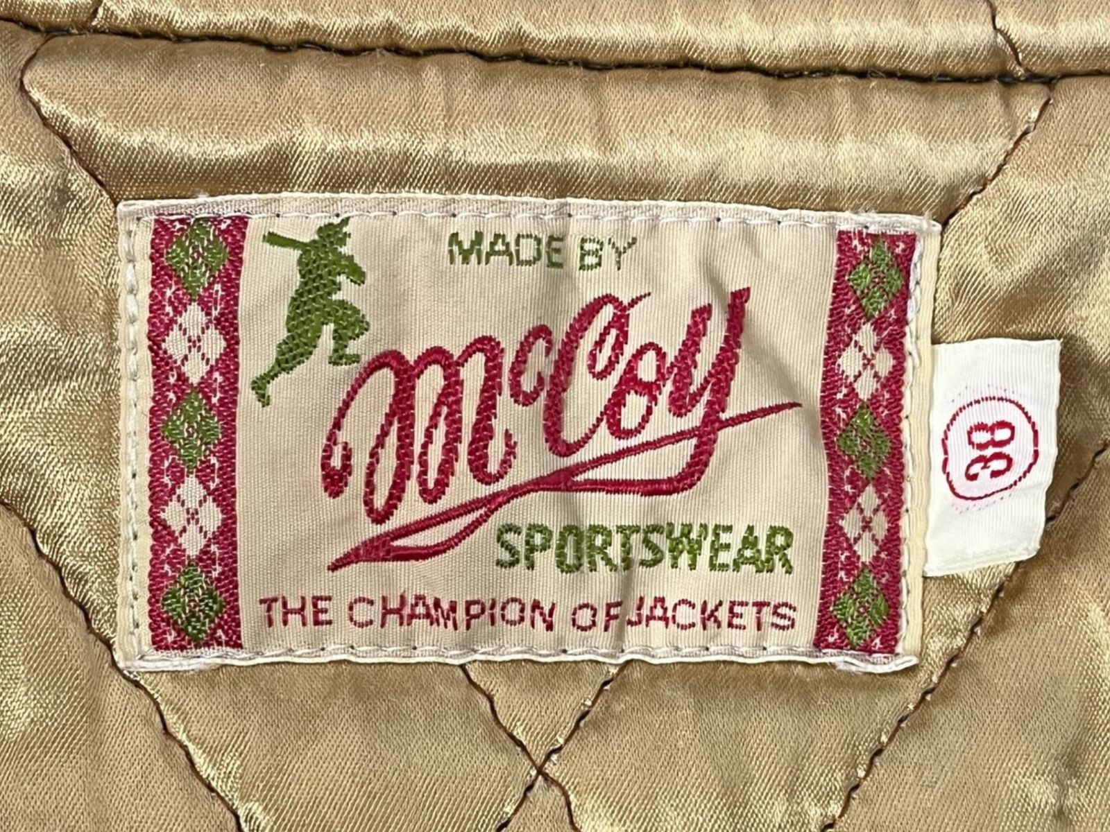 THE REAL McCOY'S (ザリアルマッコイズ) MAYWOOD WILDCATS スタジャン