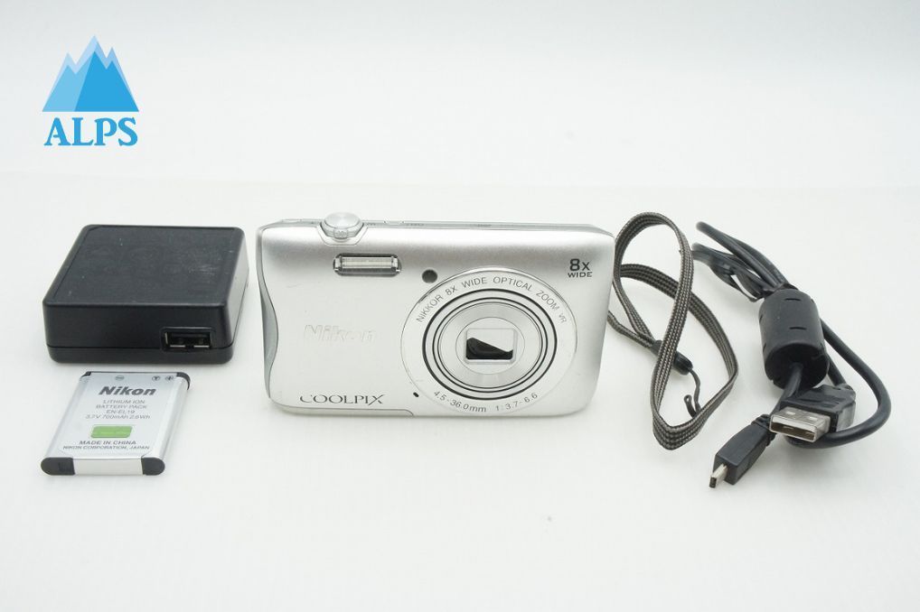 Nikon ニコン COOLPIX S3700 コンパクトデジタルカメラ シルバー