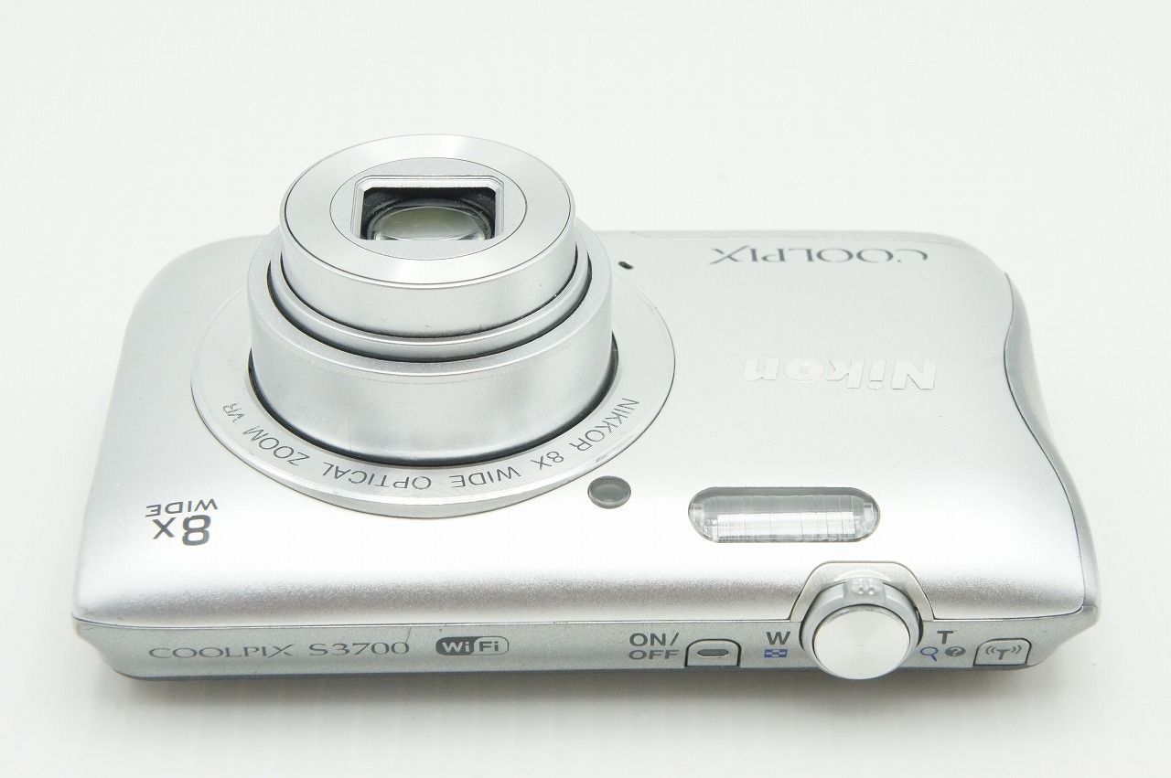 Nikon ニコン COOLPIX S3700 コンパクトデジタルカメラ シルバー