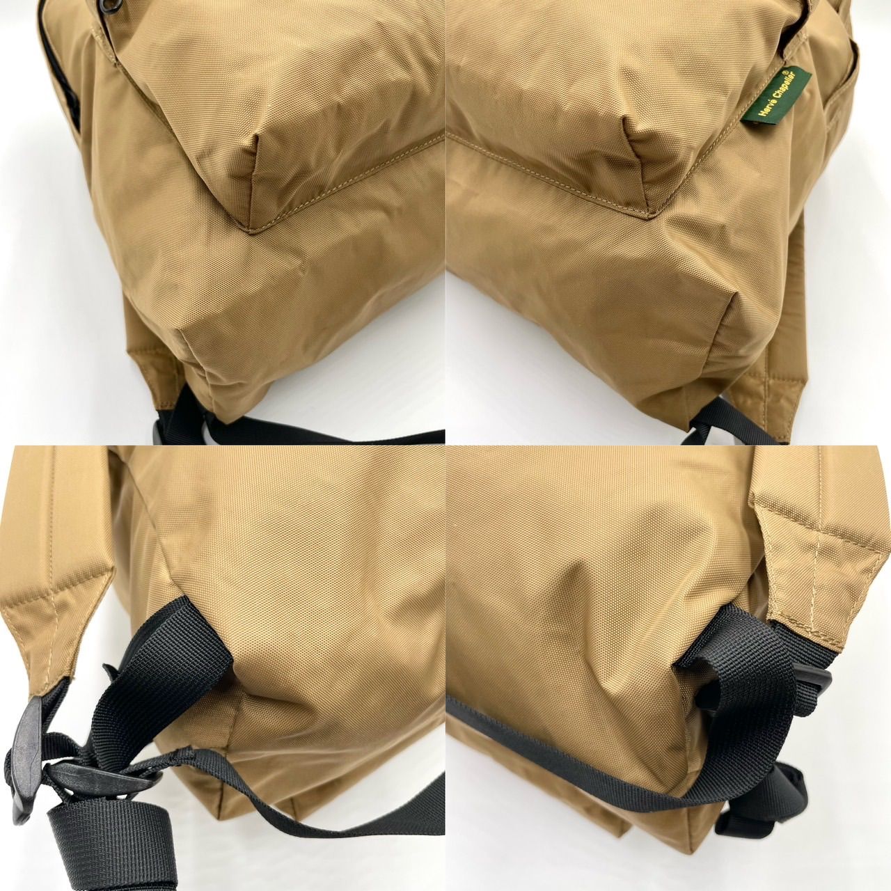 【極美品】エルベシャプリエ Herve Chapelier リュック　ベージュ Herve Chapelier（エルベシャプリエ） リュック - ベージュ レディース