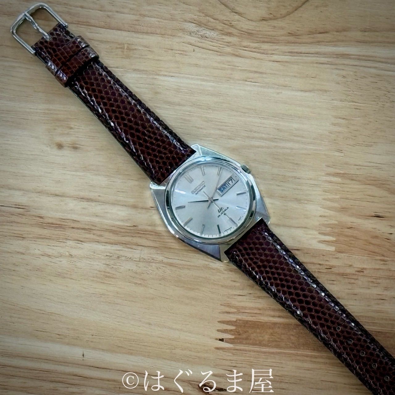  72 セイコー ロードマチック 自動巻 メンズウォッチ OH済 アウトドア風 自動巻き時計 腕時計(アナログ)