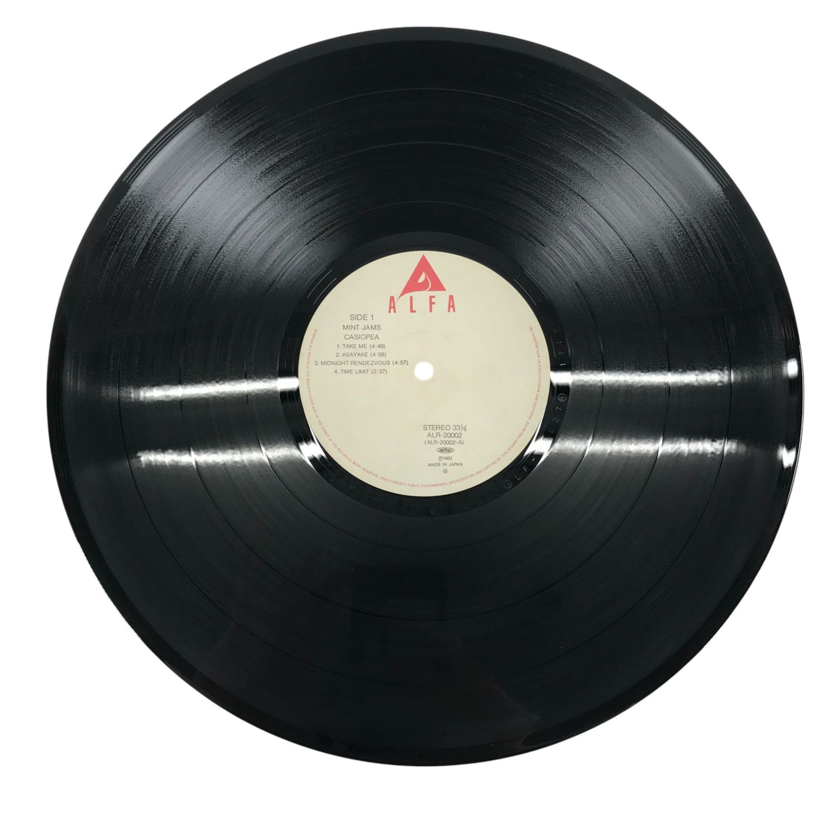 Alfa CASIOPEA カシオペア MINT JAMS ミント・ジャムス LPレコード ALR