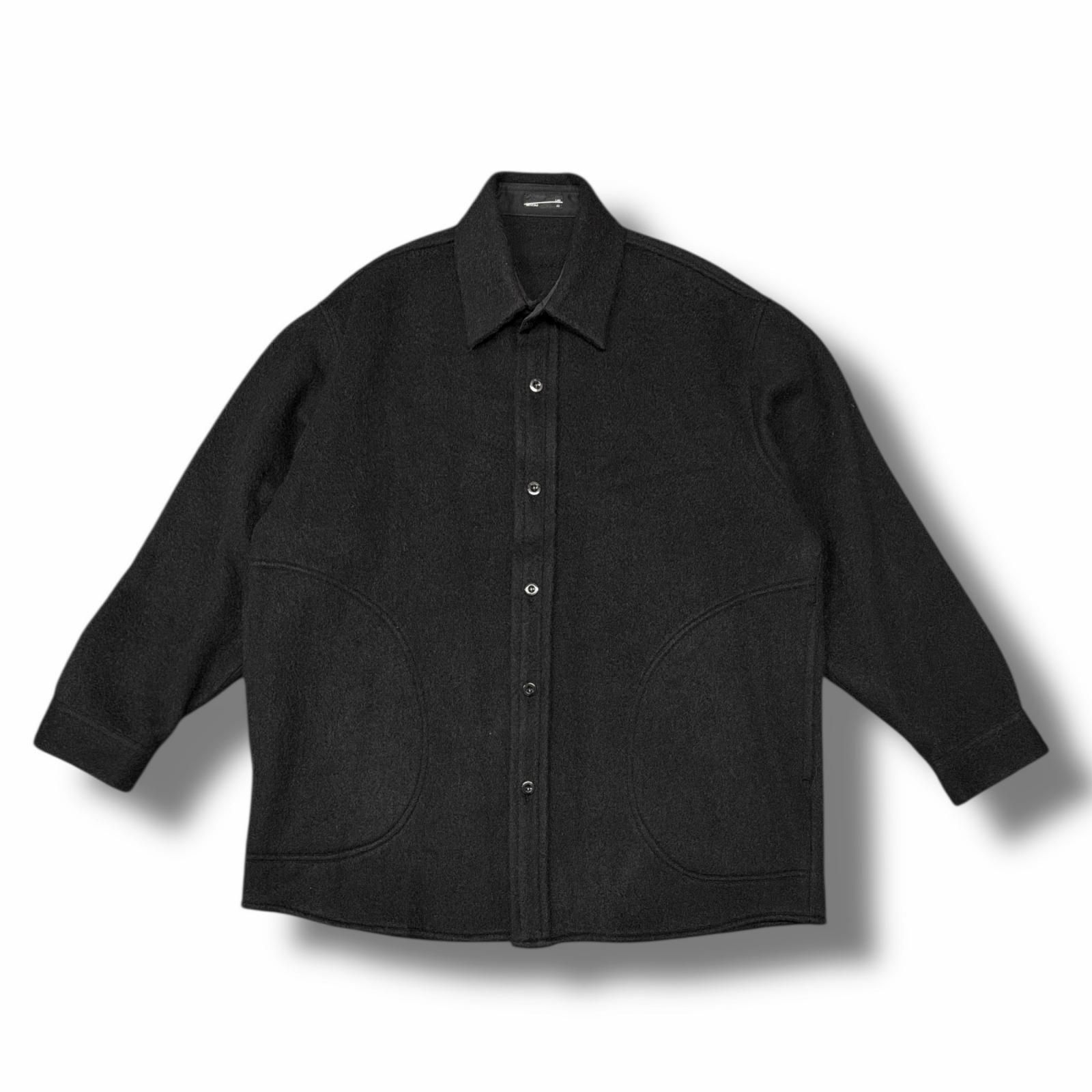 参考上代44000円 LAD MUSICIAN 24AW MOHAIR SHAGGY SHIRT JACKET