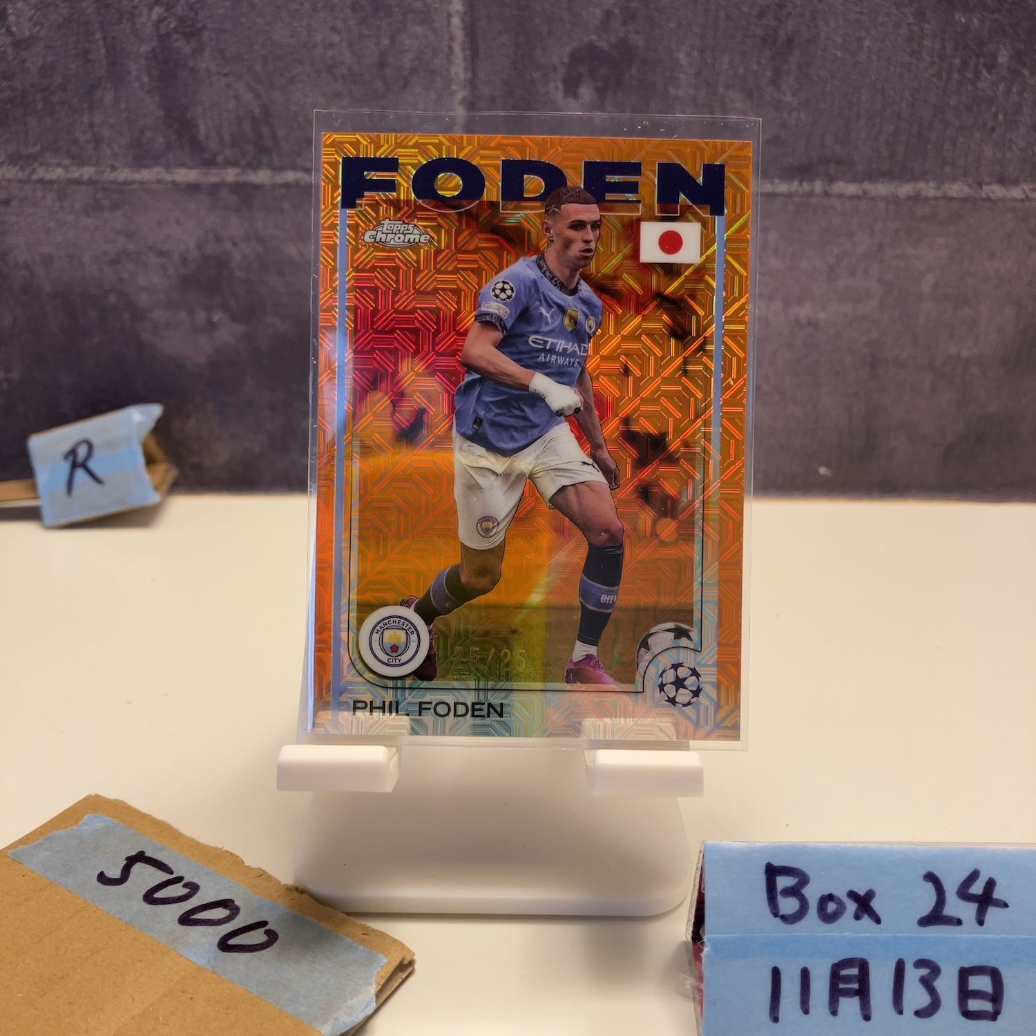 2025 Topps Chrome UEFA Champions League Phil Foden 25/25