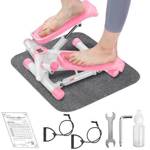 2909 立ち専用 ミニステッパー ピンク 静音設計 チューブ付 在宅