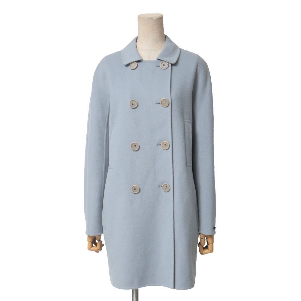 マックスマーラ② S Max Mara エス マックスマーラ ピーコート サイズ38 ダブルブレスト