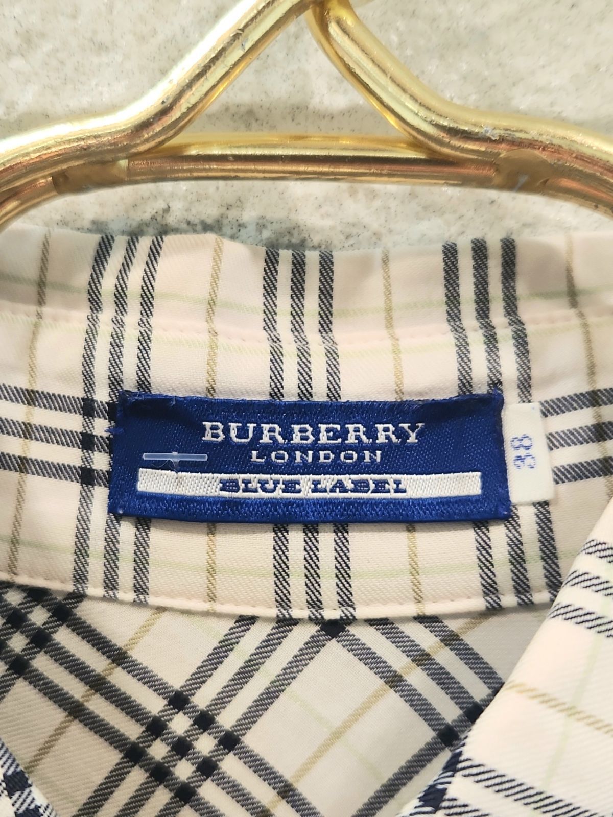 BURBURRY BLUE LABEL バーバリー ブルーレーベル ホワイトノバチェック